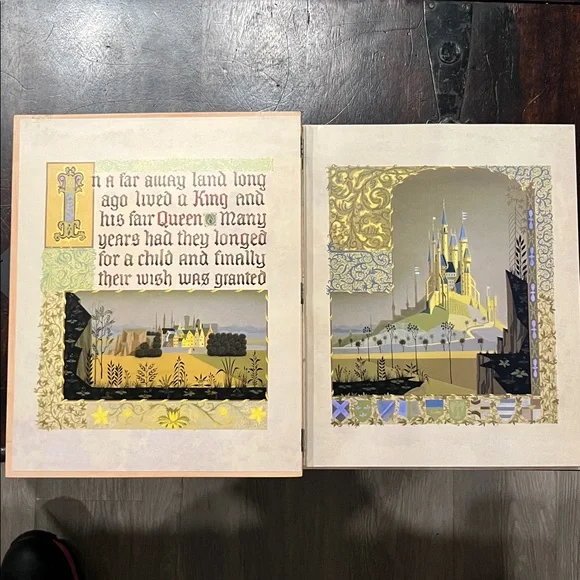 Embellished Sleeping Beauty Book keepsake hideaway case - Picture 3 of 5